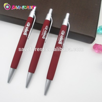 High Quality Promotional Customized Logo Brown Ballpoint Pen