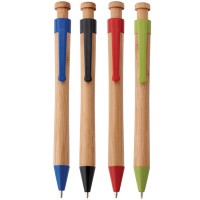 Promotion bamboo ball pen customized pen eco friendly bamboo plastic bamboo ballpoint pen