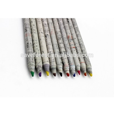 Newspaper color pencil passing international certification standard