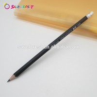 Custom design pencils printed natural wood pre sharpened pencil