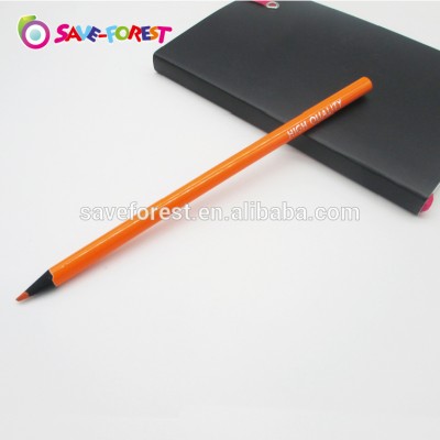 High Quality Black Paper Pencil with color lead for Customized logo Printing