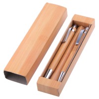 Customized logo bamboo pen with box  bamboo pen bamboo pen set